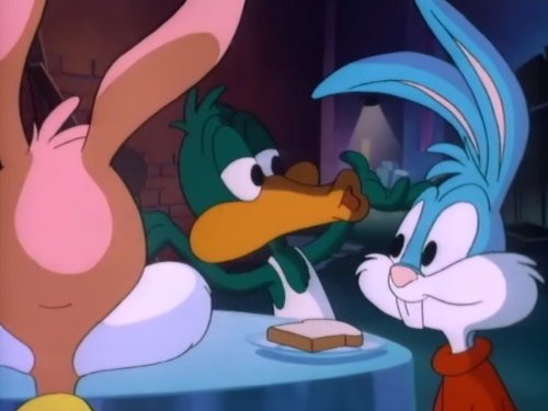 Still of Charles Adler, Joe Alaskey and Tress MacNeille in Tiny Toon Adventures (1990)