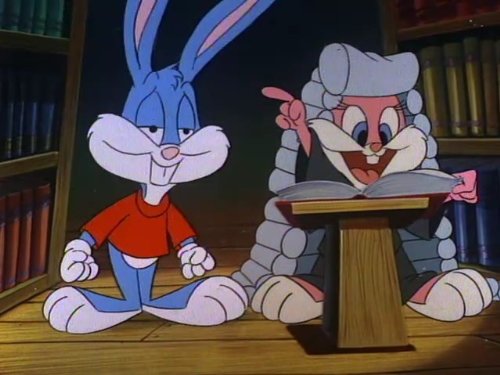 Still of Charles Adler and Tress MacNeille in Tiny Toon Adventures (1990)