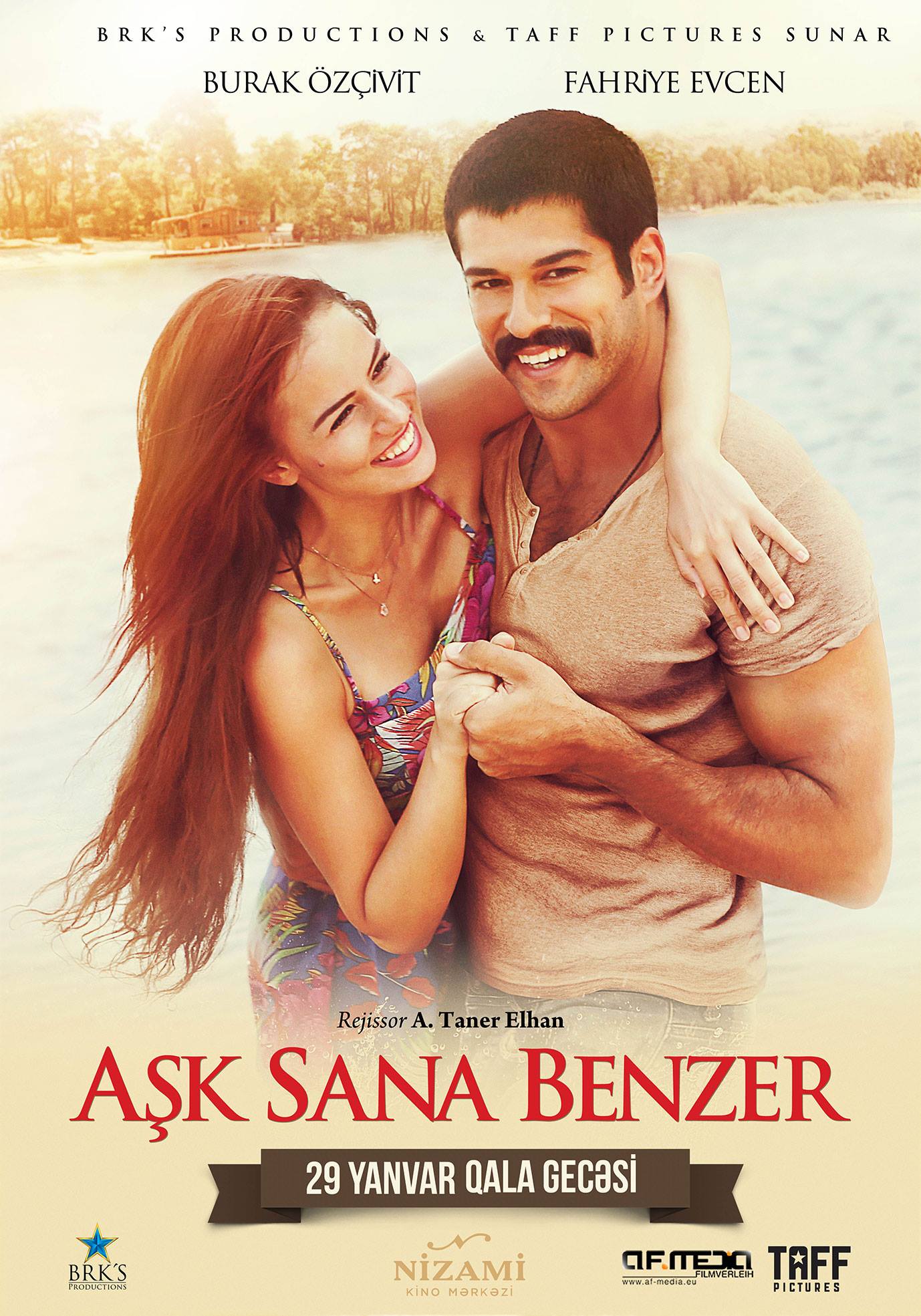 Fahriye Evcen and Burak Özçivit in Ask Sana Benzer (2015)