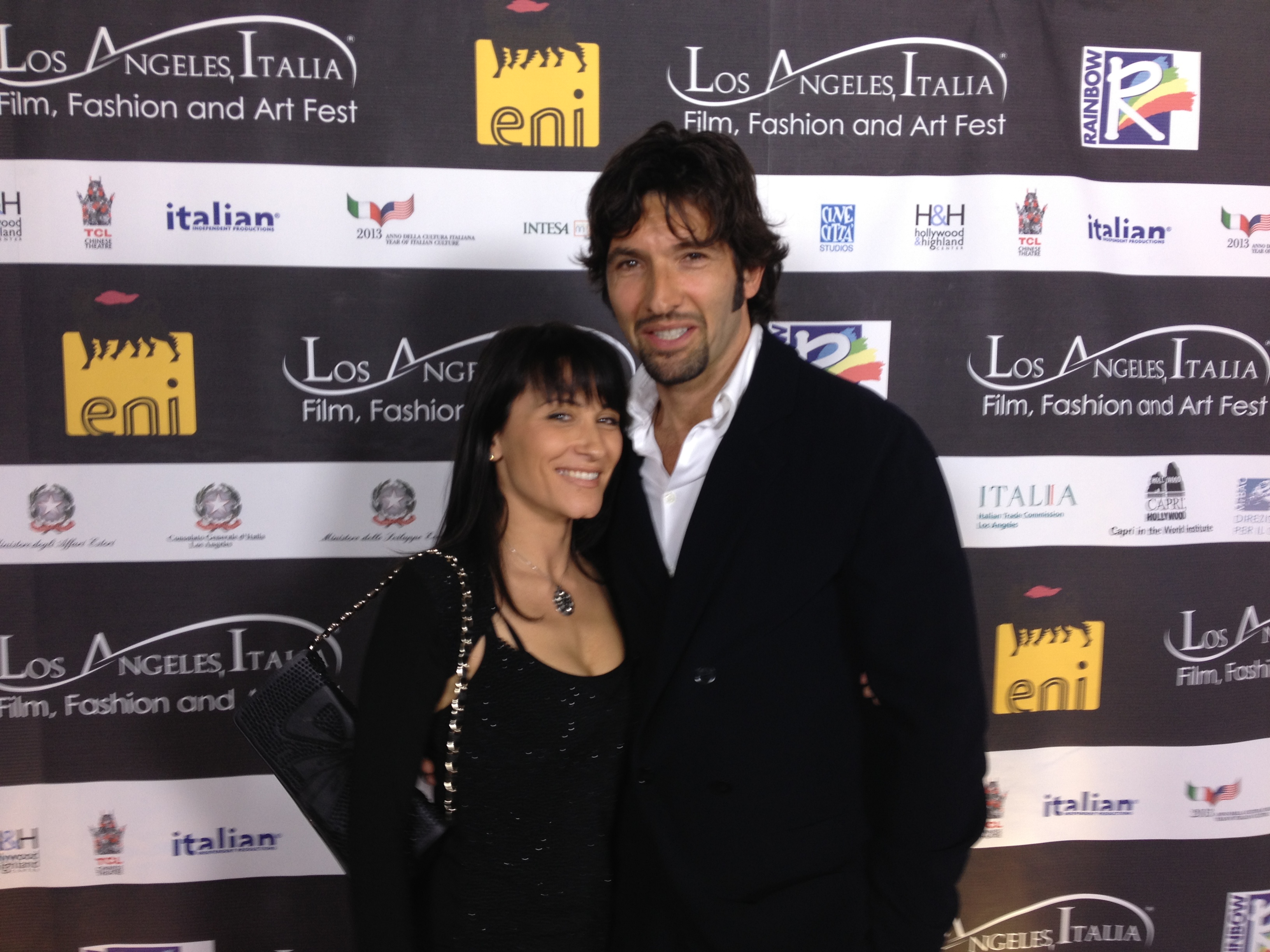 Alessia Bonacci & Walter Nudo at the Italian Film Festival