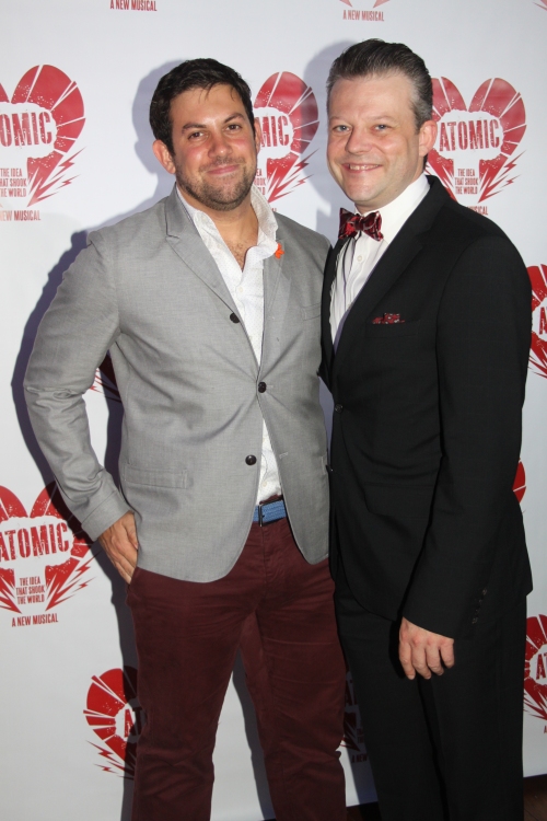 Gregory Bonsignore & Jeremy Kushnier - Opening Night, Atomic: The Musical (Off-Broadway)