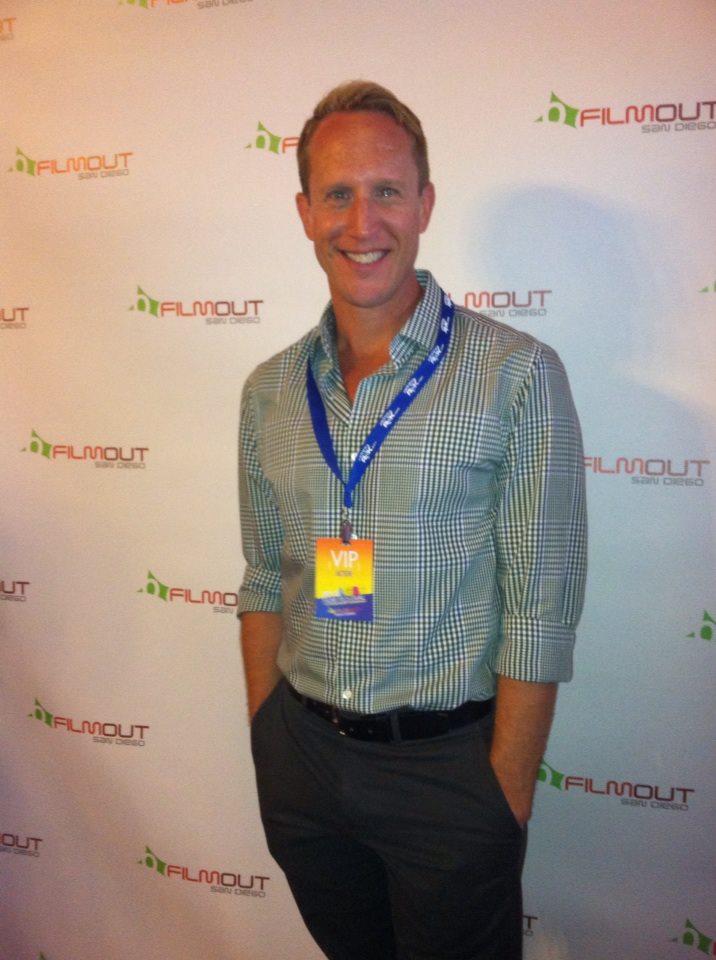 Jason Boegh at FilmOut San Diego for his award winning short 