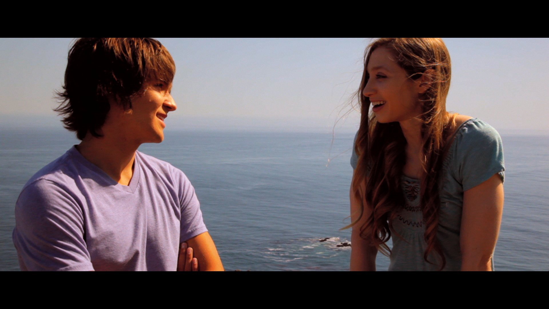 Still of Devon Werkheiser and Rachel Seiferth in California Scheming (2014)