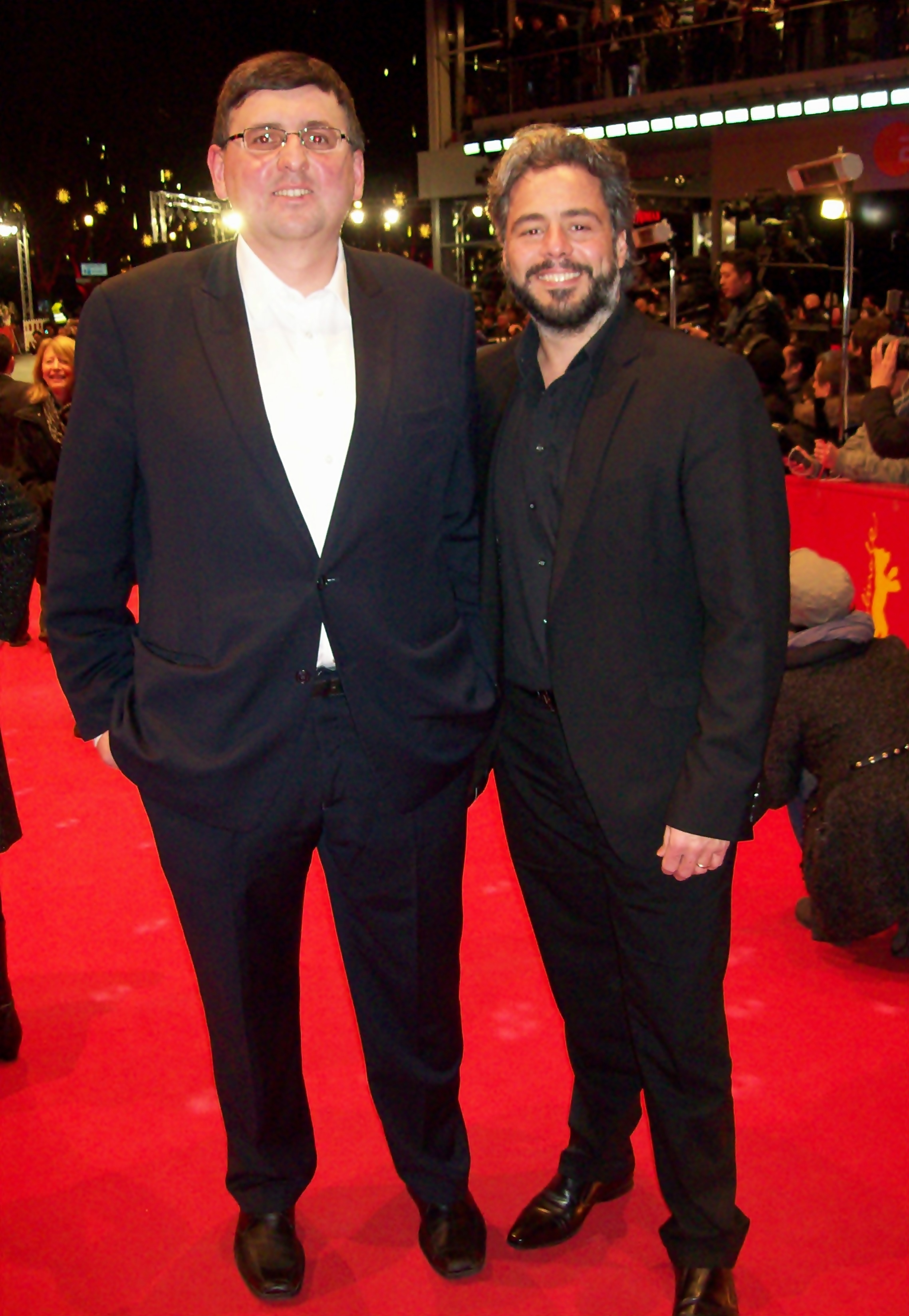 Berlinale Award Ceremony 2014 - Michael A. Calace with Slawomir Ciok