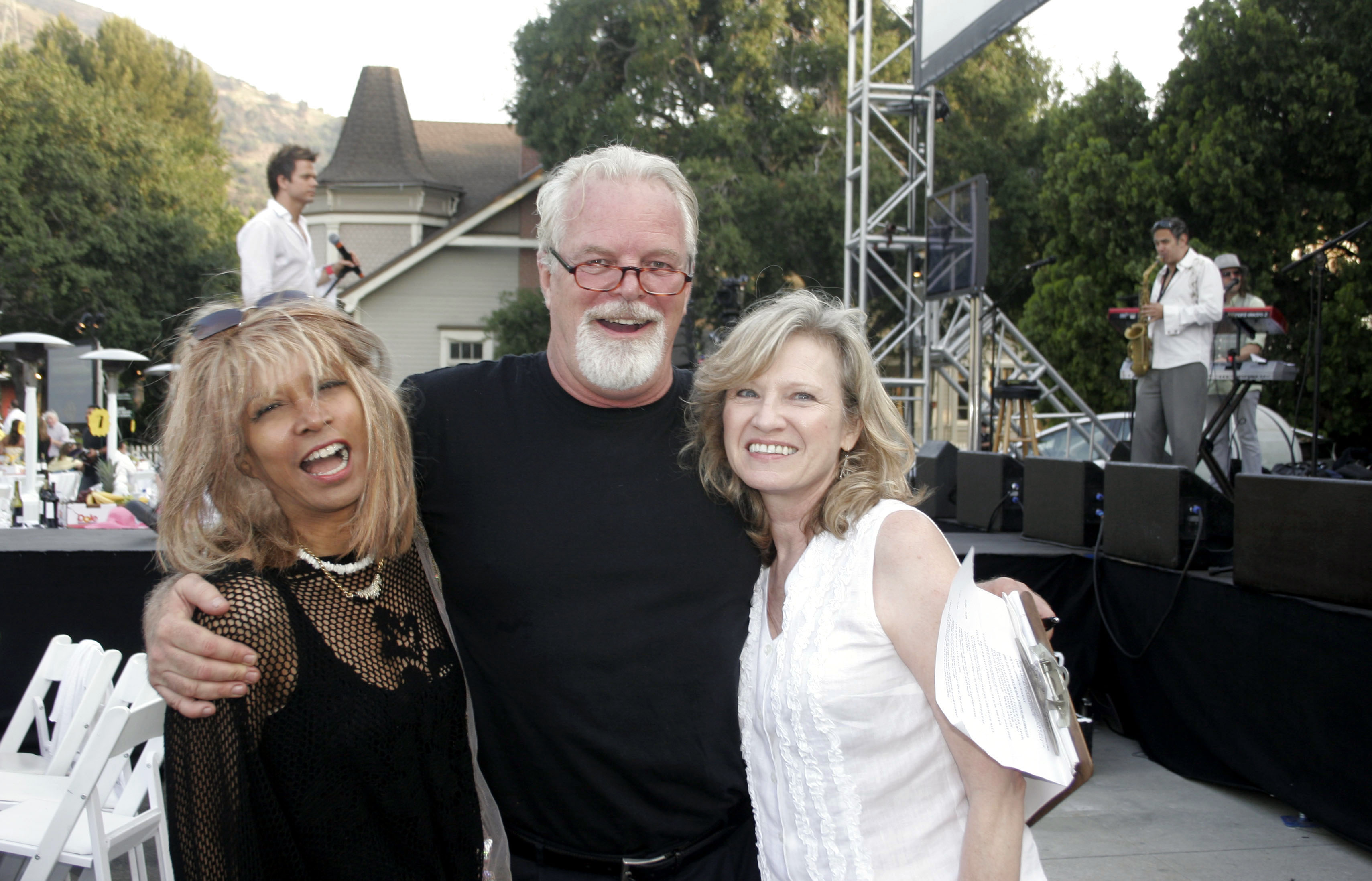 2009 Cystic Fibrosis Foundation/Winemasters Fundraiser (L) Sheree Ali,Producer/Actress (C) Rick Partlow, Event EmCee (R) Kathy, Rick's wife