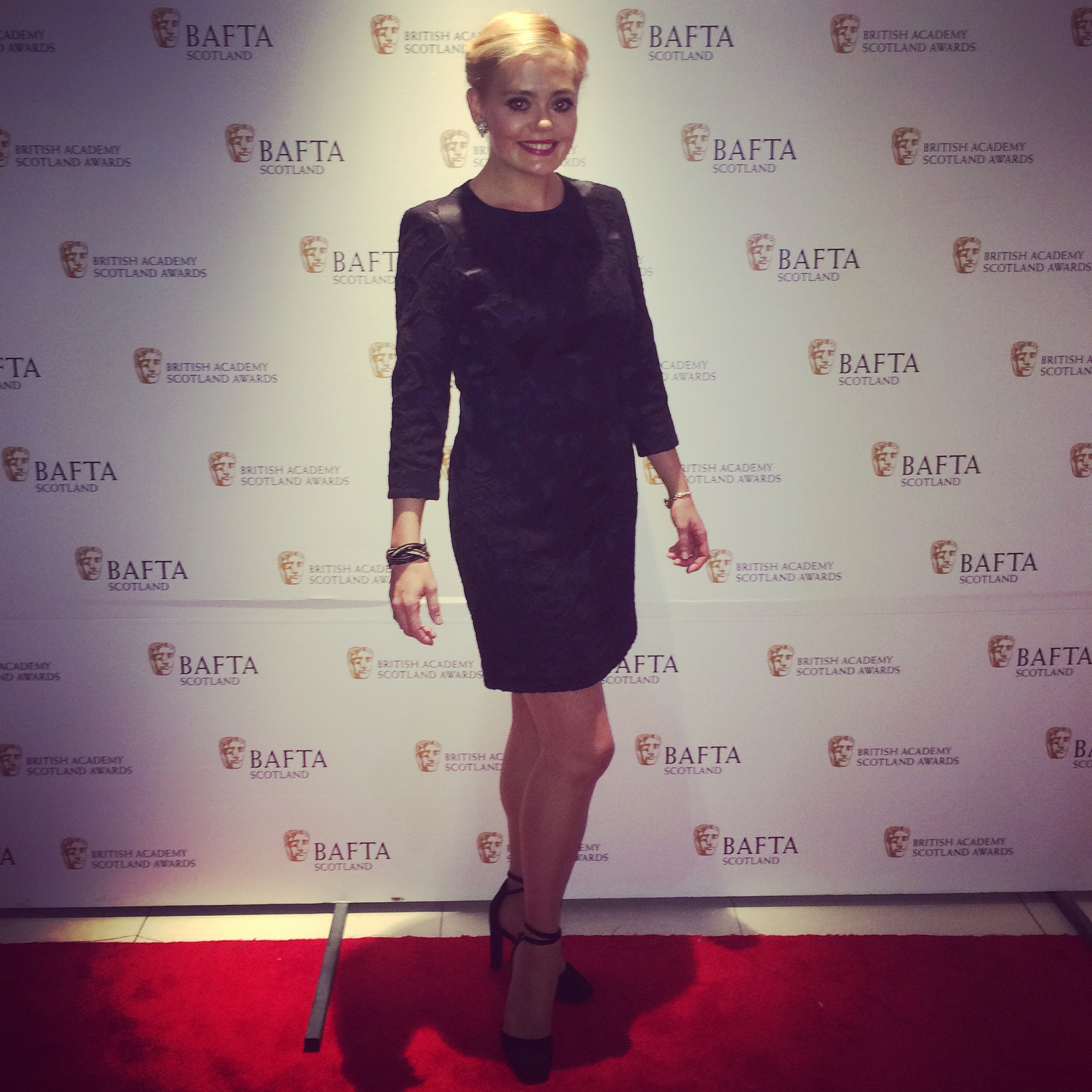 Attending the Scottish BAFTA Awards, 2015