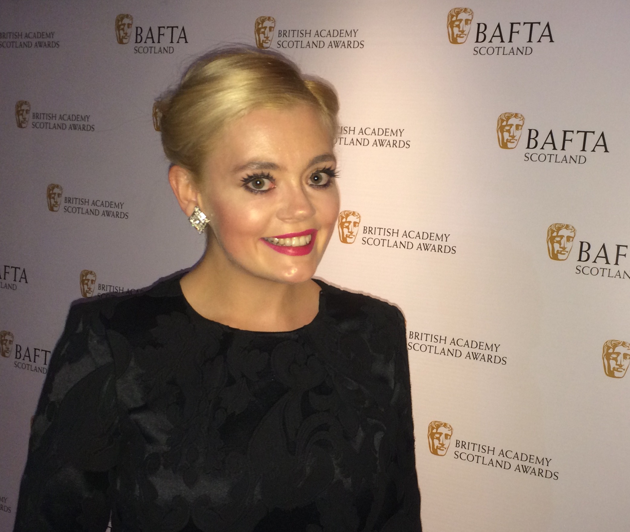 Attending the Scottish BAFTA Awards 2015.