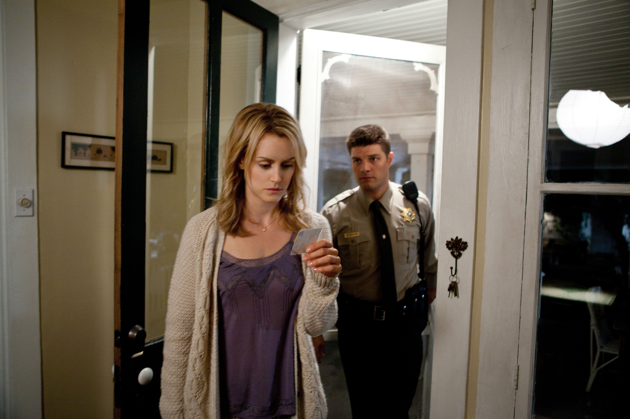 Still of Taylor Schilling and Keith Clayton in Amzinai tavo (2012)