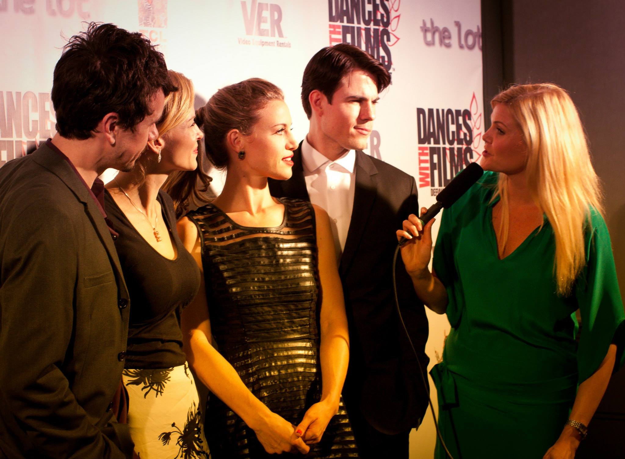 Chandler Rylko, Erik Peter Carlson, Constance Brenneman and Jeanette May Steiner attend Dances with Films 2014