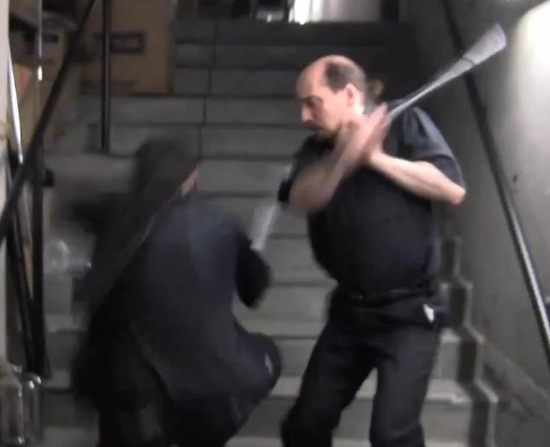 Screen Capture of a fight scene from 