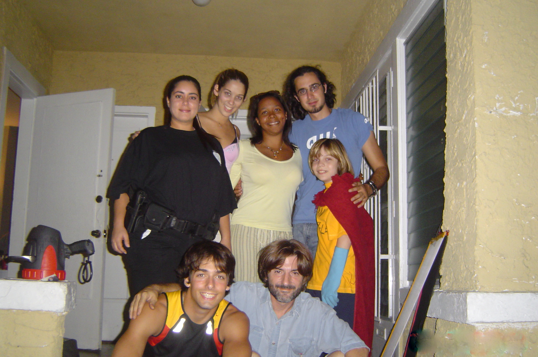 Some of the Cast and Crew on the set of 
