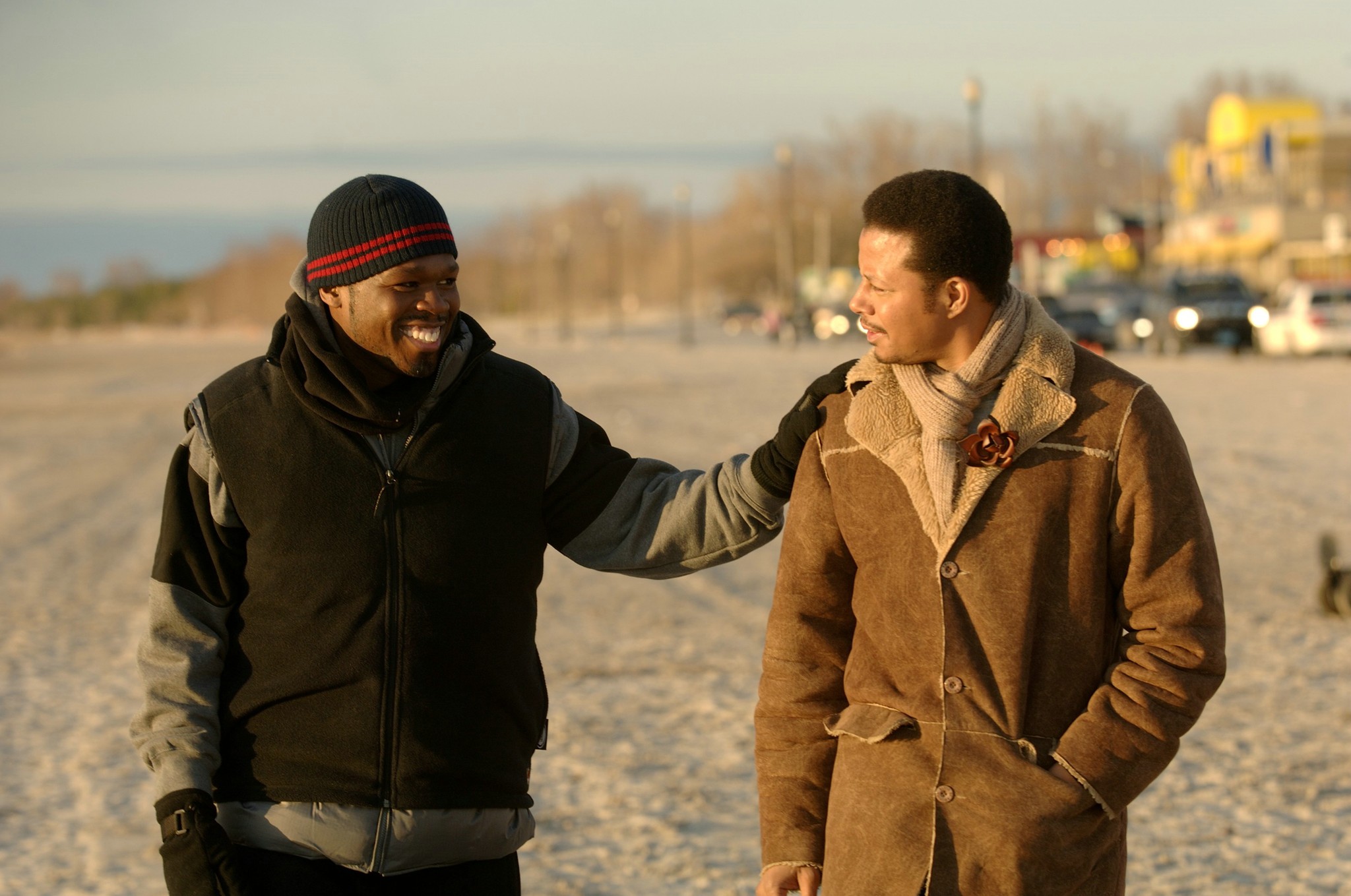 Still of Terrence Howard and 50 Cent in Get Rich or Die Tryin' (2005)