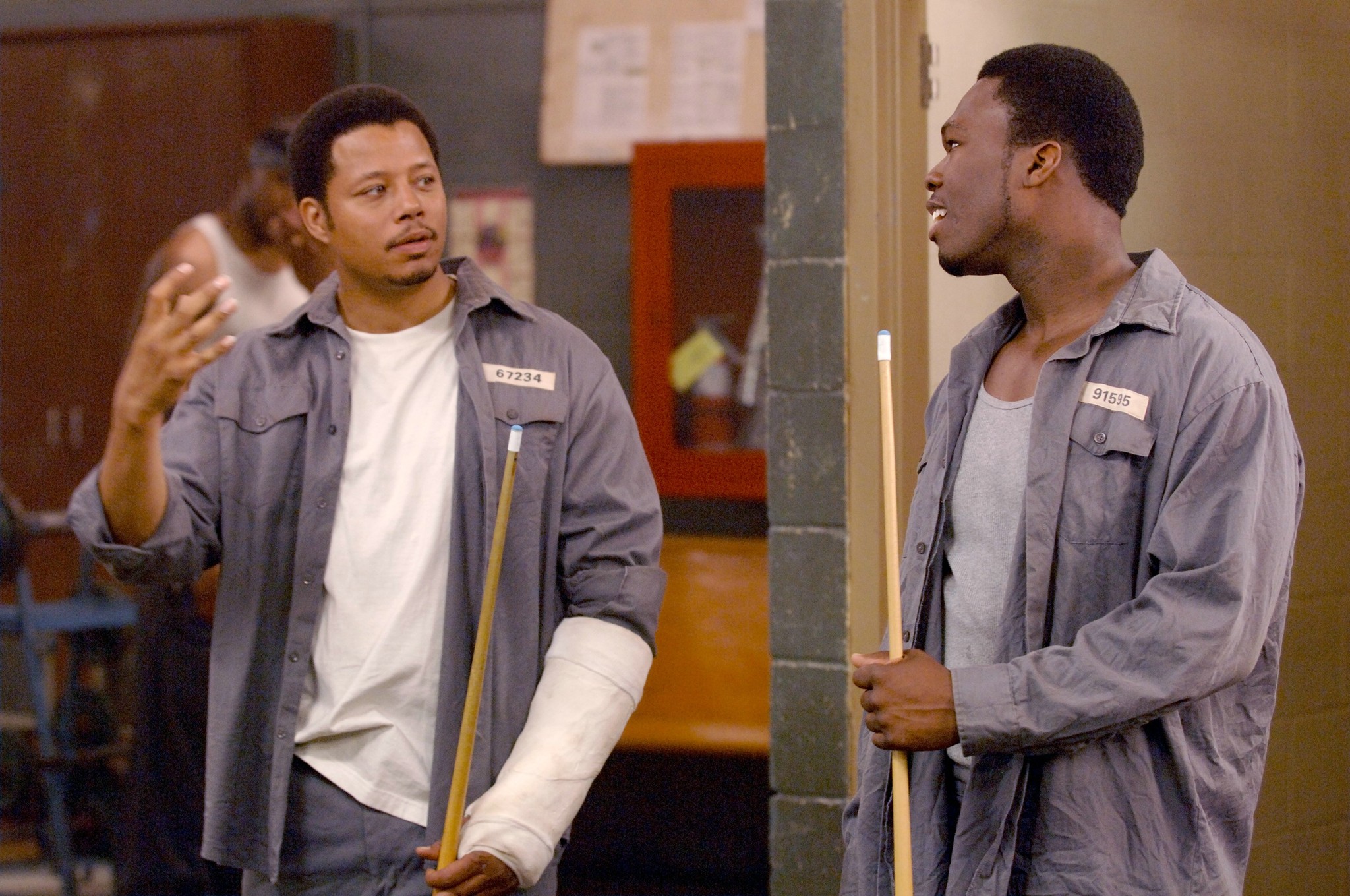 Still of Terrence Howard and 50 Cent in Get Rich or Die Tryin' (2005)