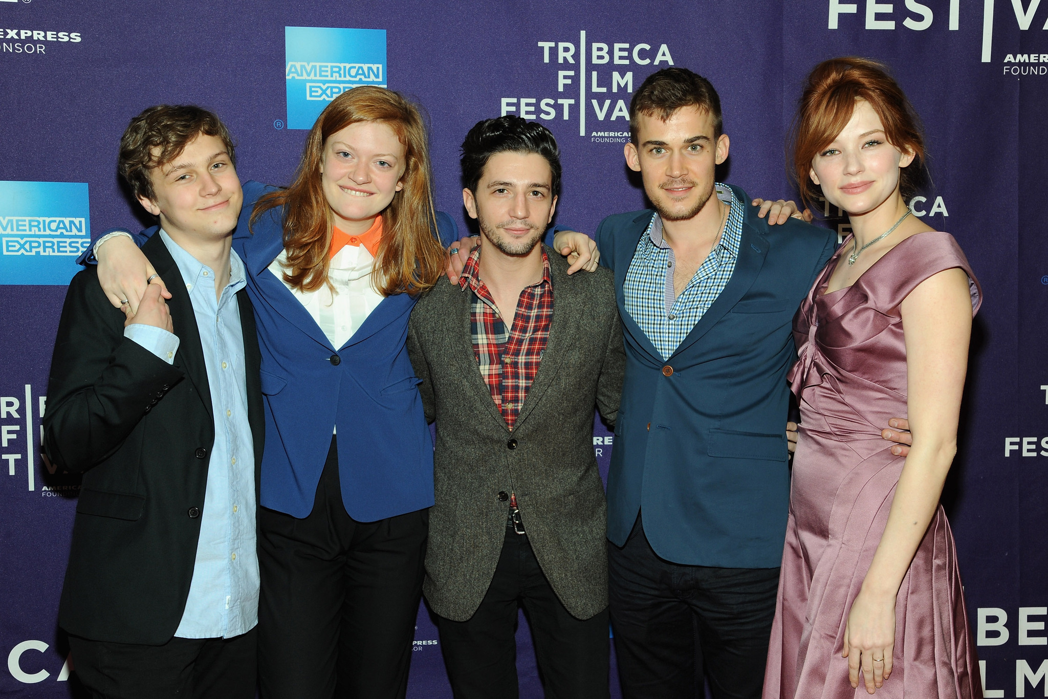 John Magaro, Colby Minifie, Logan Miller and Josh Salatin at event of Deep Powder (2013)