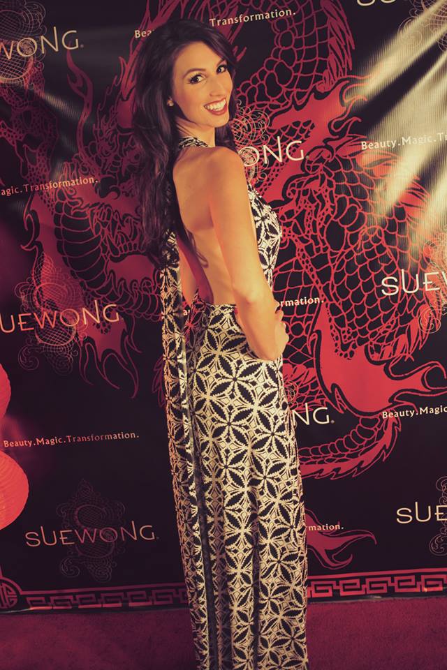 Amanda Musso at Sue Wong's Chinese New Year Party