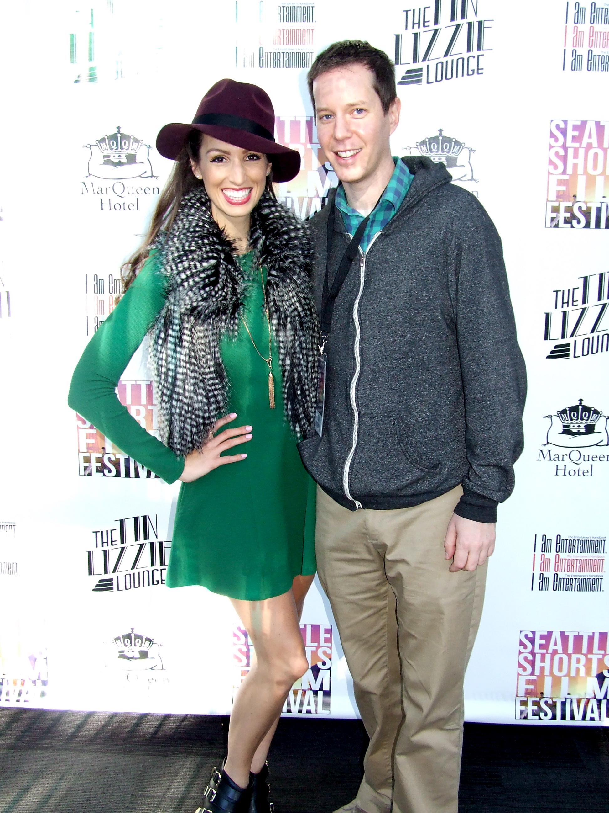 Amanda Musso and Ron Morehouse at The Seattle Short Film Festival