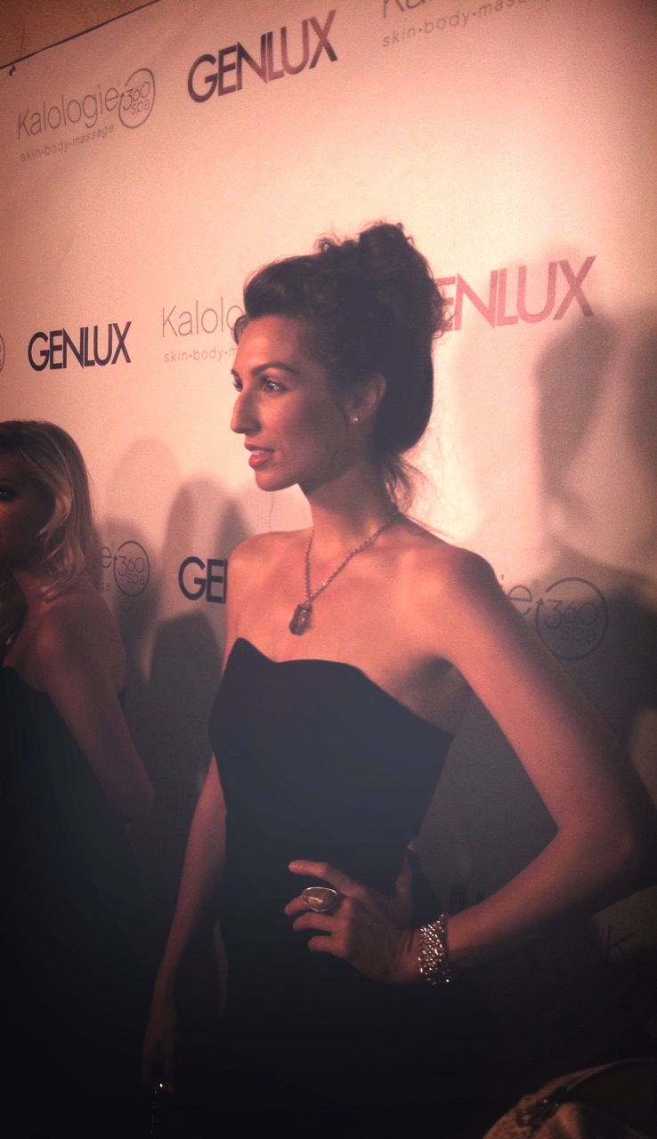 Amanda Musso on the Genlux Magazine Release Red Carpet
