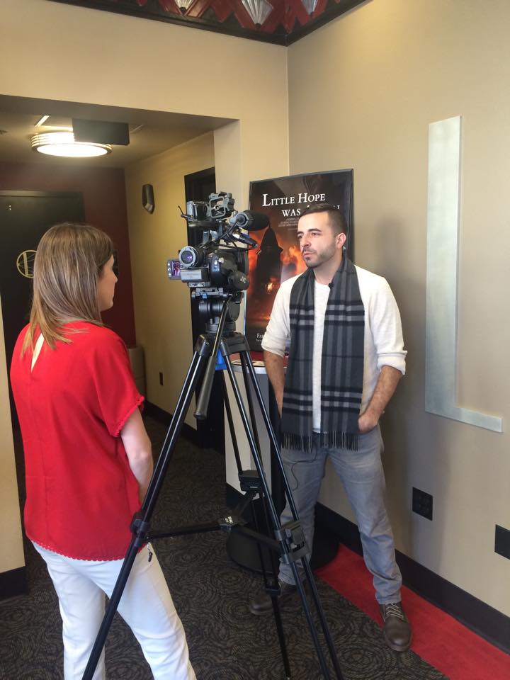 Producer Trenton Waterson at the East Texas premiere of the feature film, 