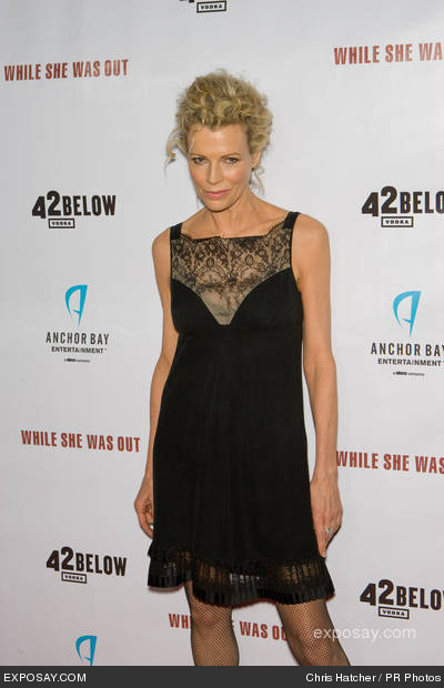 Kim Basinger arrival at LA premier of While She Was Out