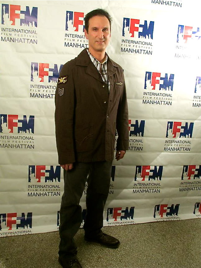 Roberto Lombardi on the red carpet at the 2013 International Film Festival Manhattan.