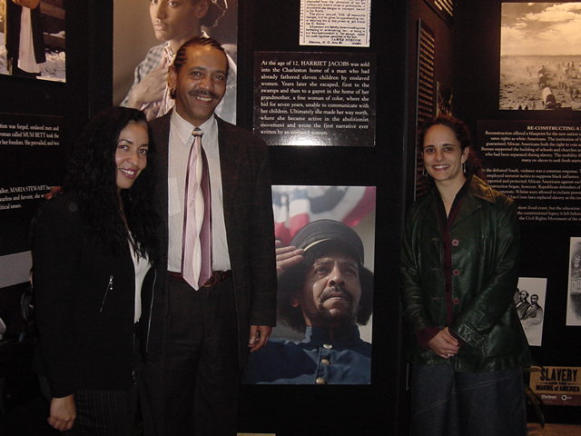 Producer/Director Leslie D. Farrell with Algernon Ward Jr. and Co-Producer Alexandria Dionne at the premiere of 