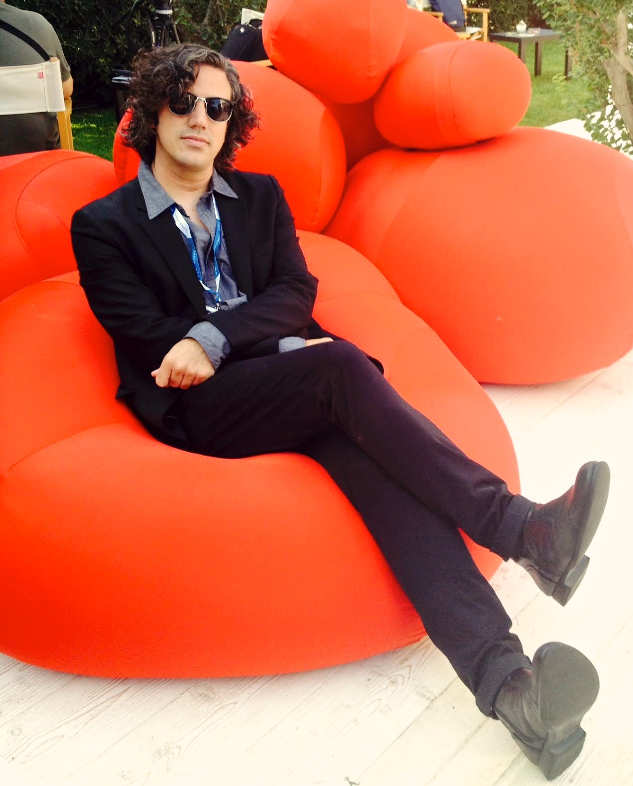 Darren Morze at 2014 Venice Film Festival.