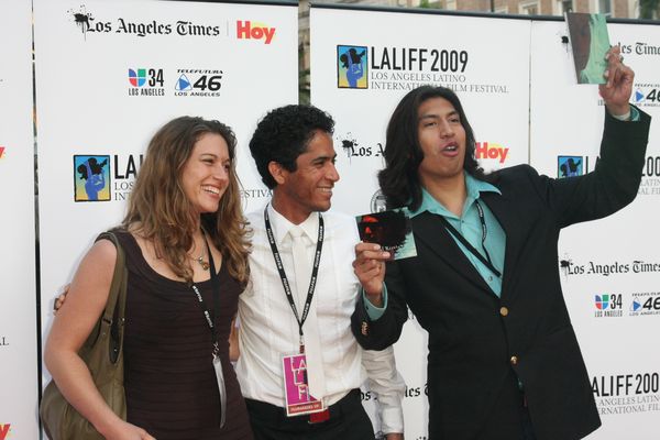 Gabriel Rivera, Adan Avalos, and Ilana Lapid on the Red Carpet. Graumann's Chinese Theater.