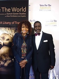 Actress Beverly Todd & Actor Idrees Degas appear on the red carpet at Kat Kramer's Films That Changed The World. Hollywood, CA