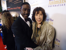 Actor Idrees Degas and Actress Lily Tomlin appearing at Kat Kramer's Films that Changed the World. sunset Gower Studios, Hollywood, CA.