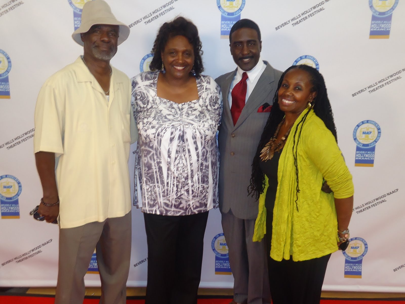 Glynn Turman, Barbera Roberts, Idrees Degas & Deborah Sharpe appearing at The NAACP Theater Awards. Los Angeles, CA