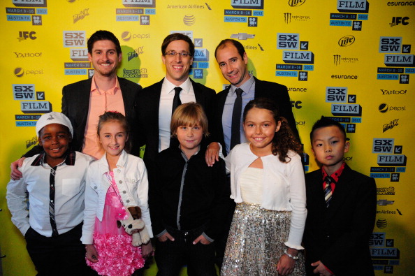 Director Josh Greenbaum and Producers Rafael Marmor & Christopher Leggett with the Kids from The Short Game at the SXSW World Premiere.