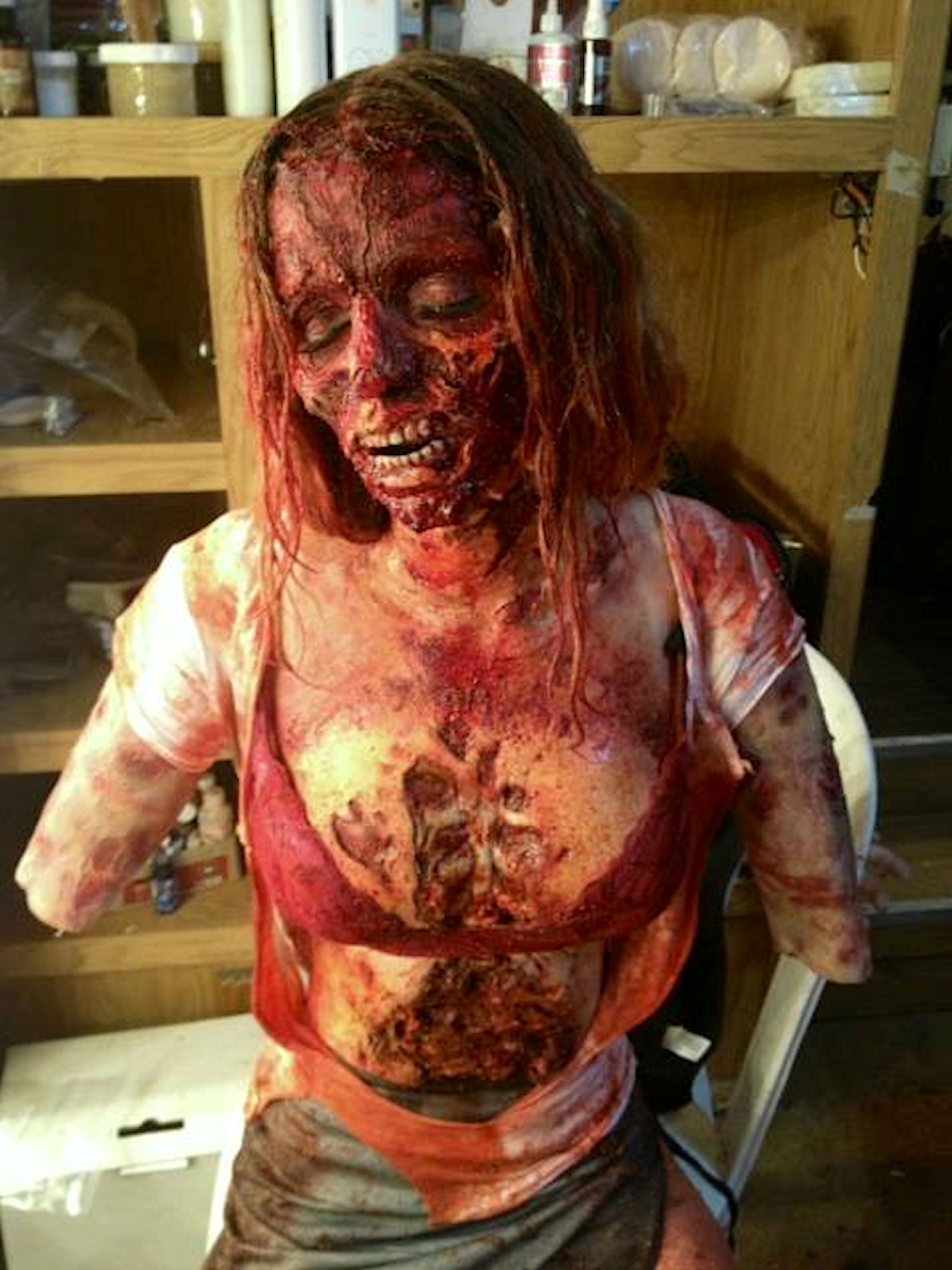 Make-up prosthetic make-up by Vincent Guastini CABIN FEVER PATIENT ZERO