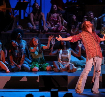Jonah as Woof in HAIR, live at the Hollywood Bowl, August 2014. Directed by Adam Shankman