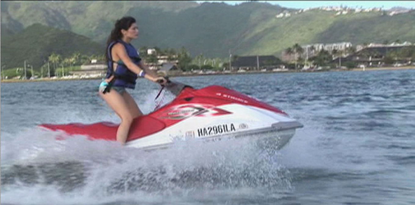 Destination X Hawaii Celeste Thorson Jet Skiing