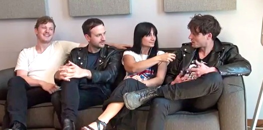 Liza interviews the Citizens! for her KROQ 106.7 fm show.