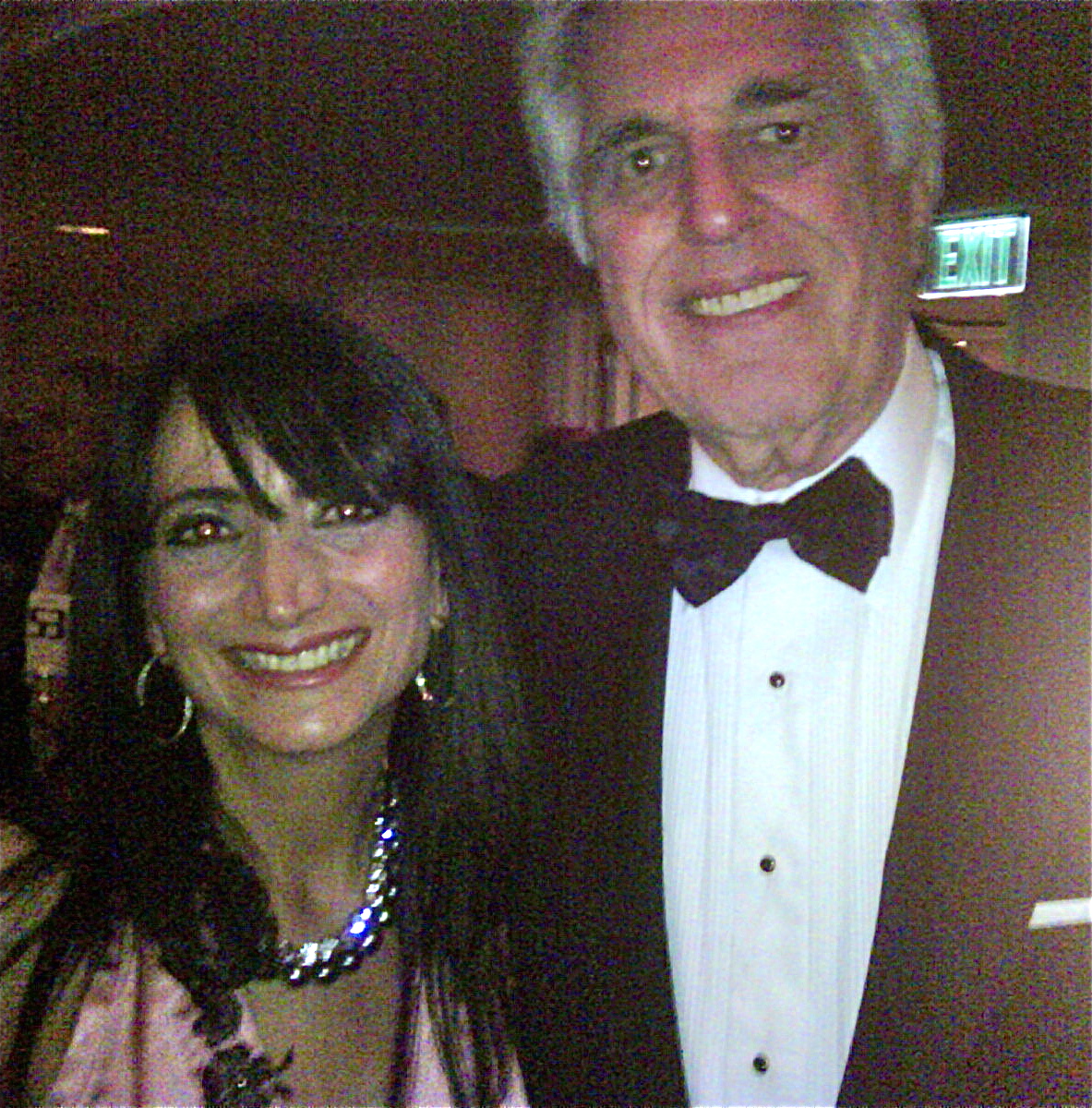 Liza Kumjian-Smith with Gary Marshall at the Oscar Party for Bold Films