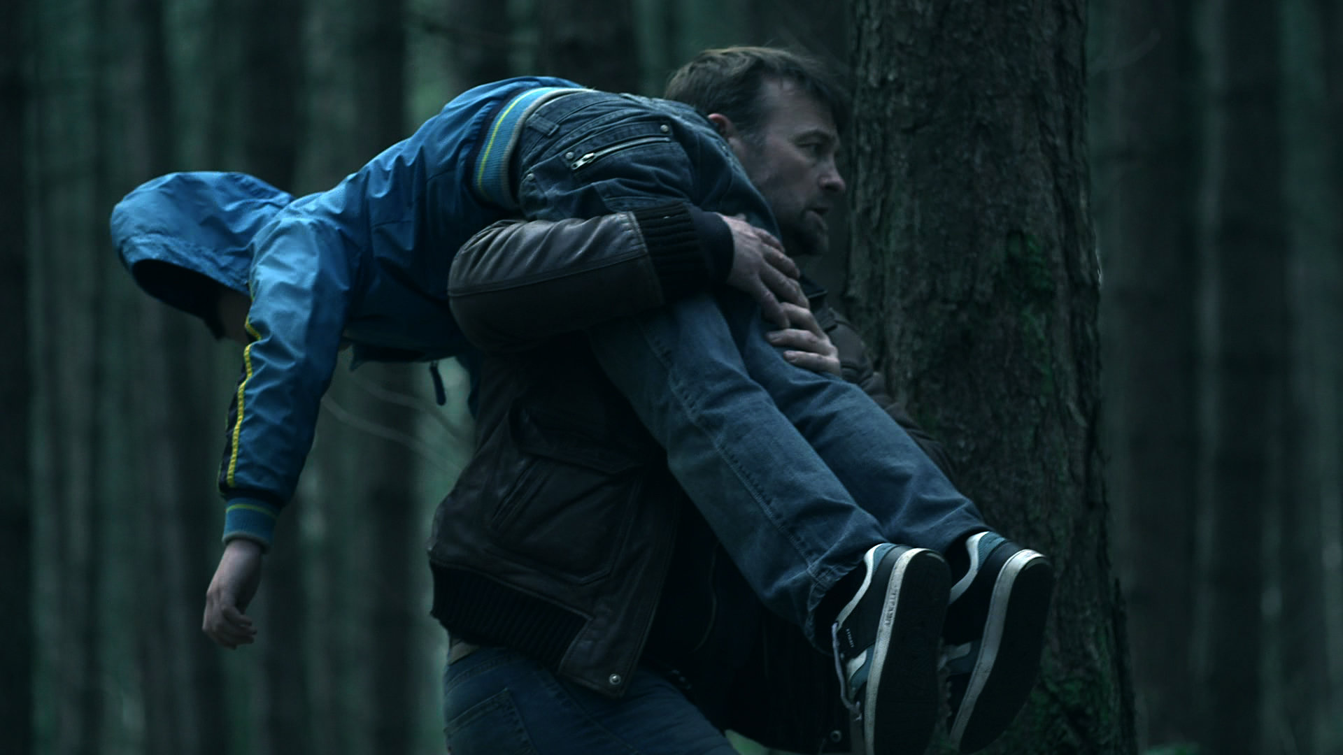 Christopher Dane and Aiden Driver in Out of the Woods (2012)