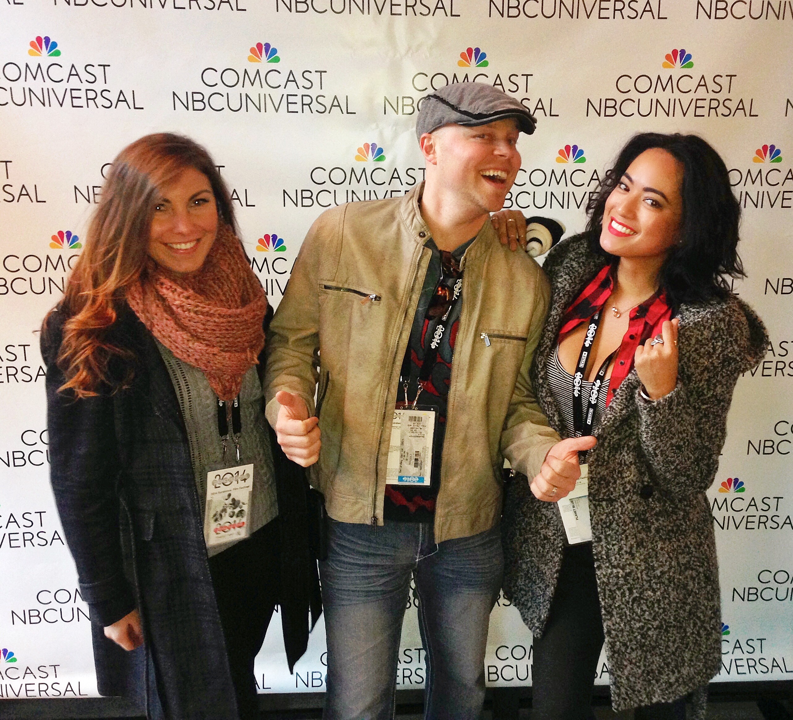 HopLite Entertainment's Jasmine Fontes, Jon Smith & Jenilee Reyes at Sundance 2014