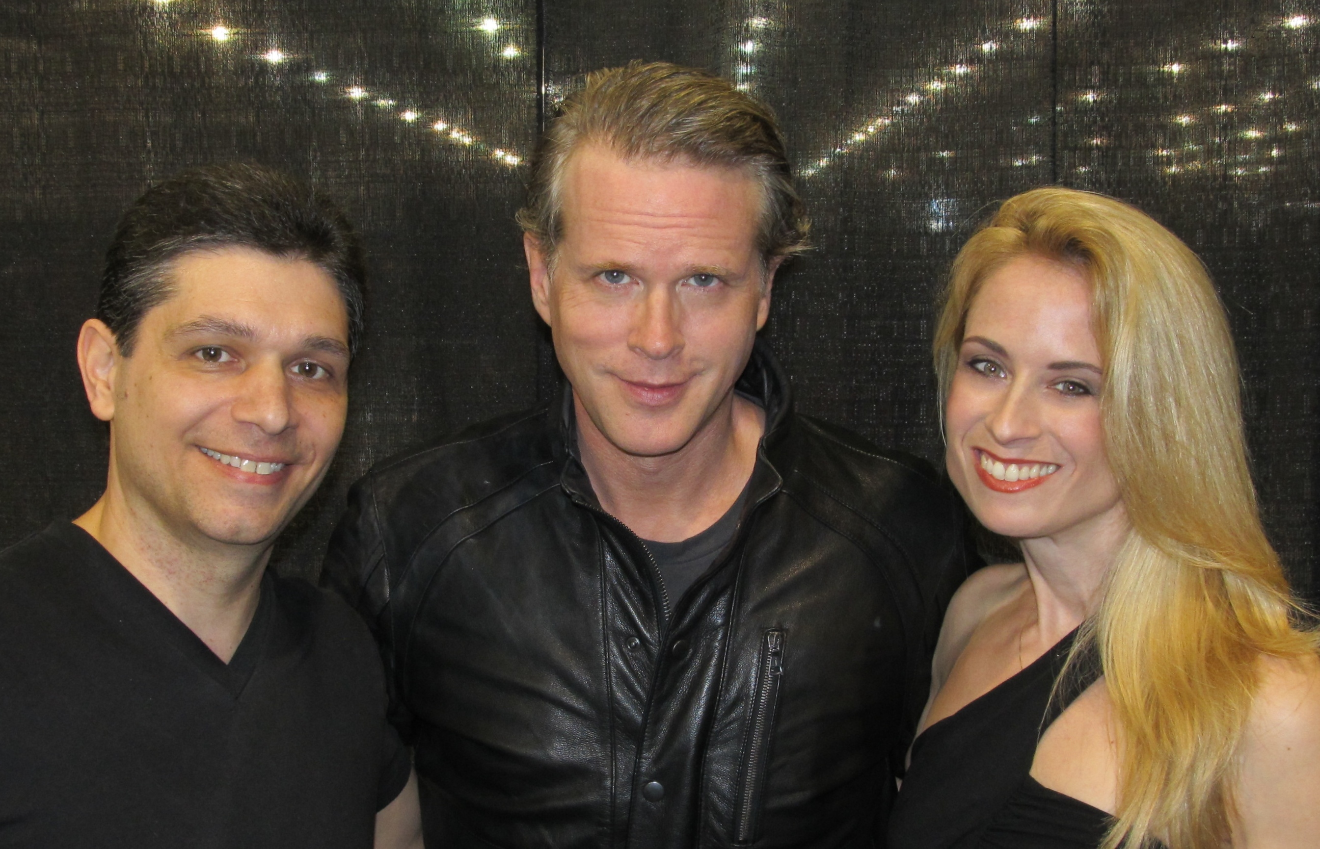 Jack Thomas Smith, girlfriend Mandy Del Rio, and Cary Elwes at the Wizard World Comic Con Philadelphia, PA (2015)