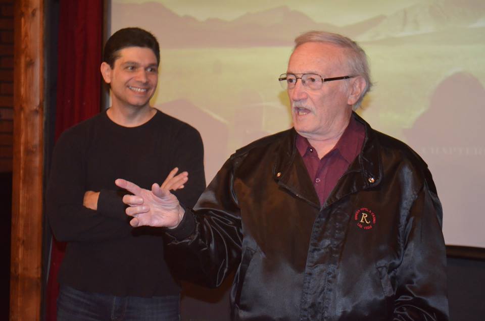 Jack Thomas Smith and John Russo at the Infliction Horror Happens Lake Hopatcong, NJ screening (2014)