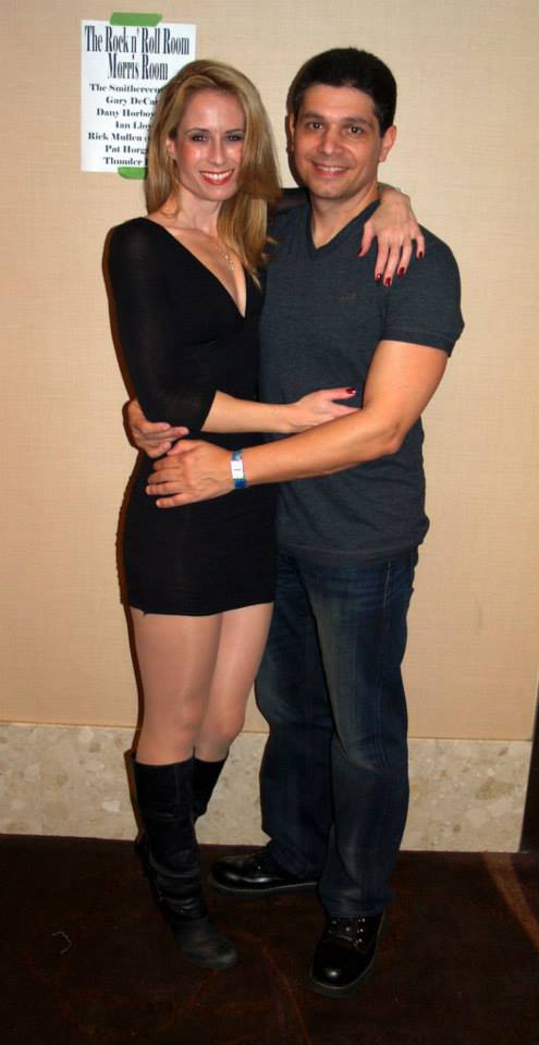 Jack Thomas Smith and girlfriend Mandy Del Rio at the Infliction Chiller Theatre Expo Parsippany, NJ Screening (2014)