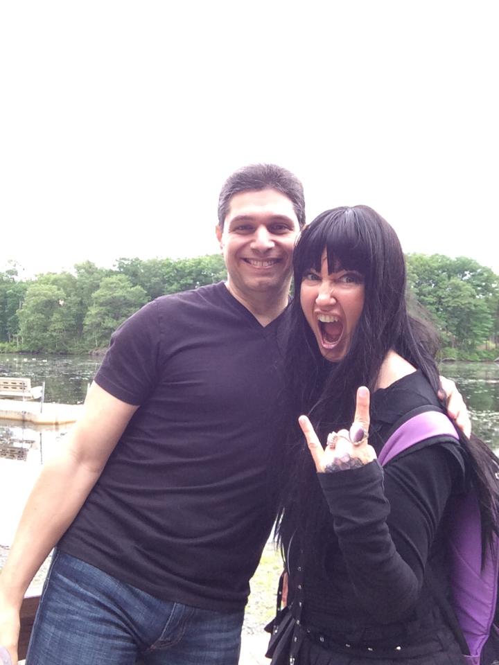 Jack Thomas Smith and Purple Pam at the Lake Hopatcong, NJ Entertainment For A Cure event (2014)