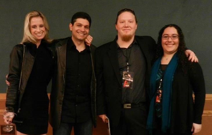 Jack Thomas Smith, girlfriend Mandy Del Rio, Franz Erian, & Melissa Camacho at the Buffalo Niagara Film Festival (2013)
