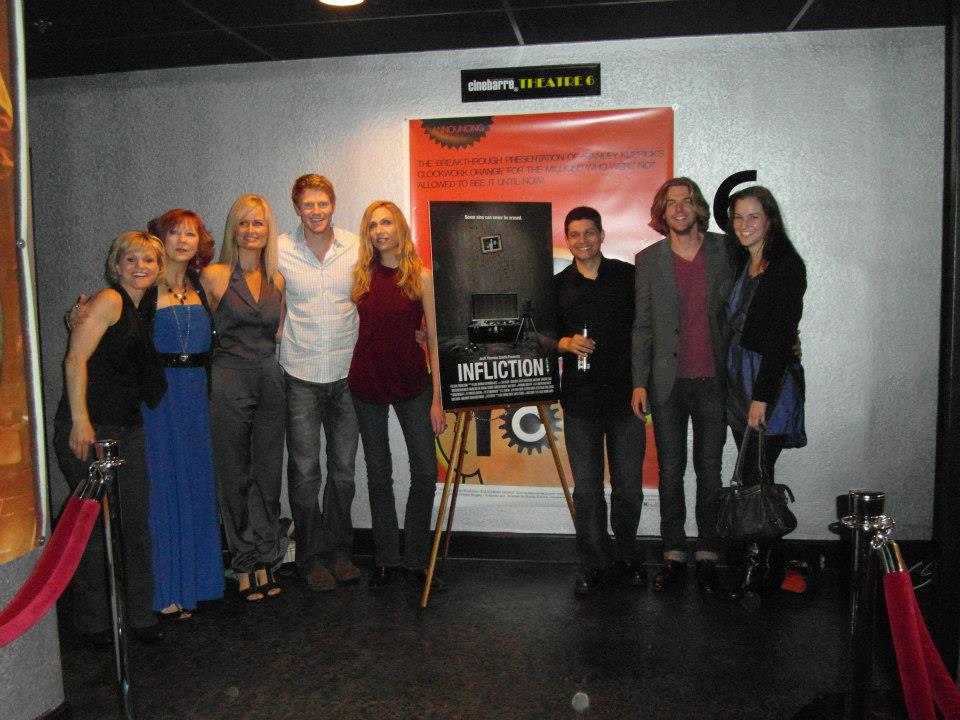 Jack Thomas Smith, Kathy Butler Sandvoss, Catherine Trail, Gina Travis, Jason Mac, Mahri Shelton, Elliott Armstrong, and Ana Shaw at the Charlotte, NC private premiere (2013)