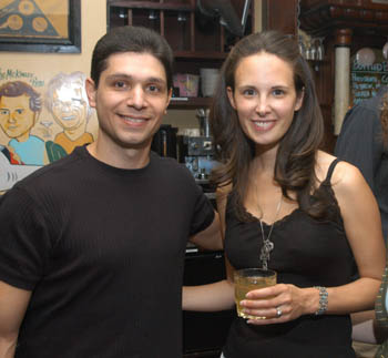 Jack Thomas Smith and lead actress Lauren Seikaly at the Disorder NYC premiere (2006)