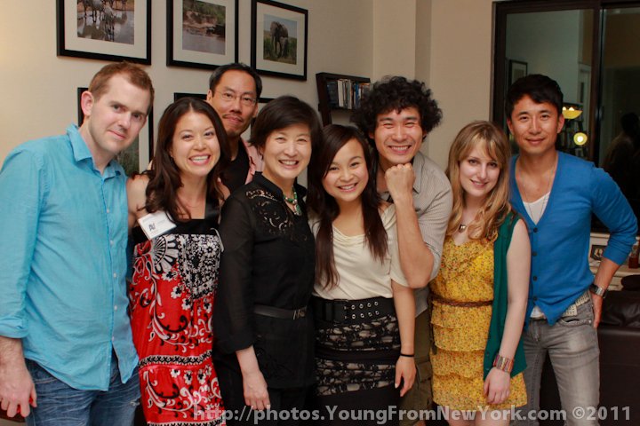 New York City Asian American Film Lab Connections Wine & Cheese with Christina Yao and James Kyson Lee.