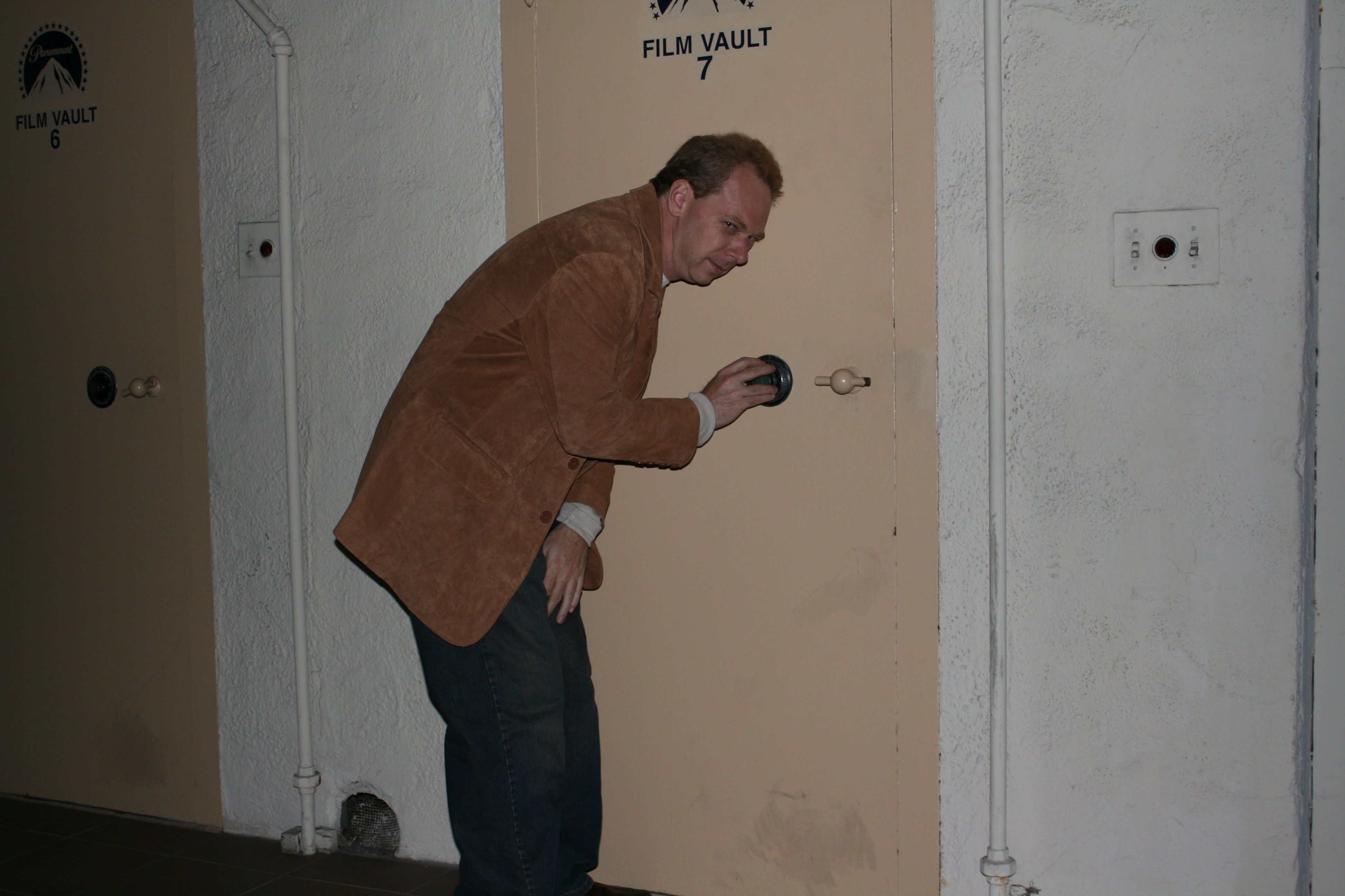 Breaking into the Paramount Vaults while on break from filming. He He He He.