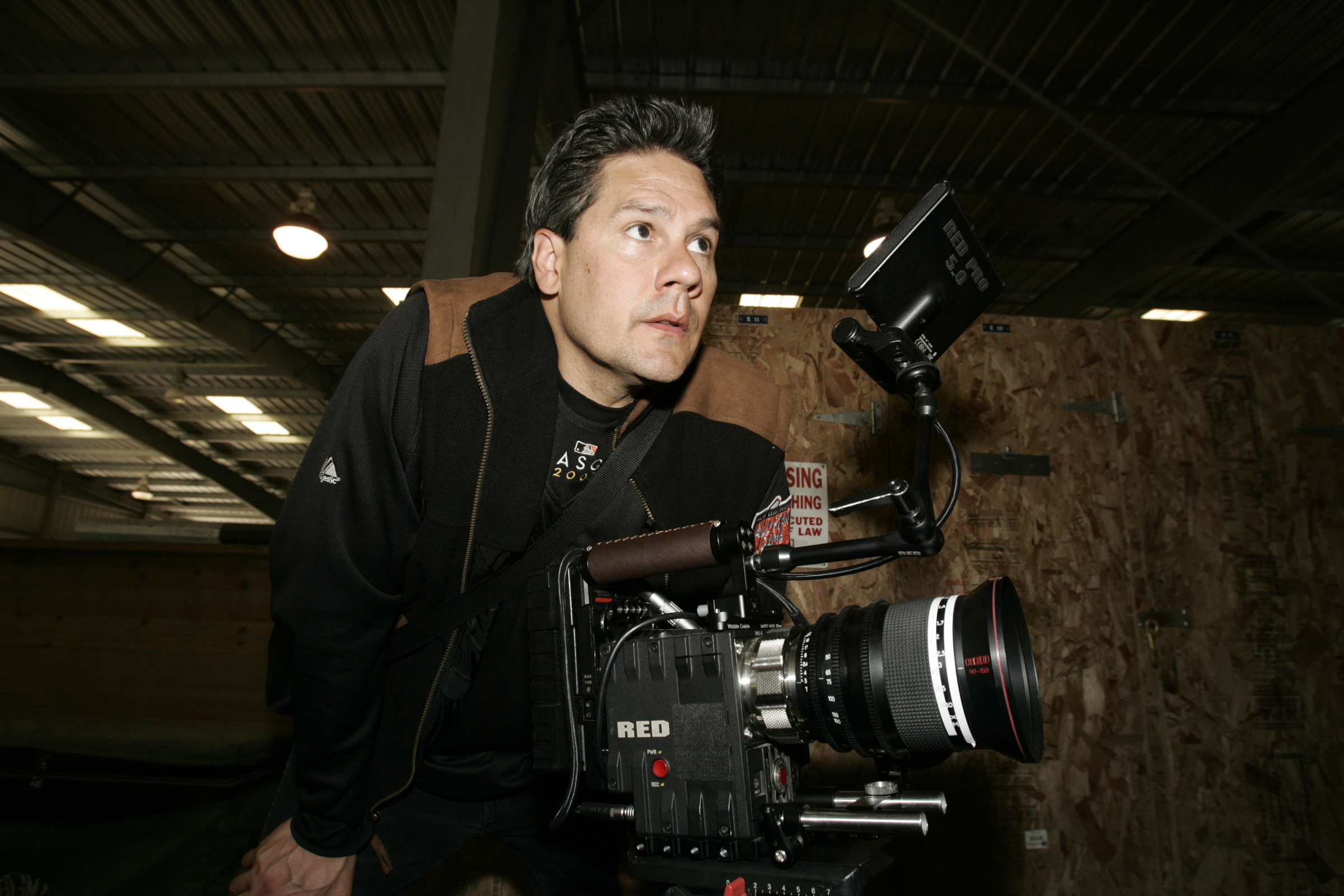 Director Scott A. Capestany on the RED EPIC on set for his Feature Film 