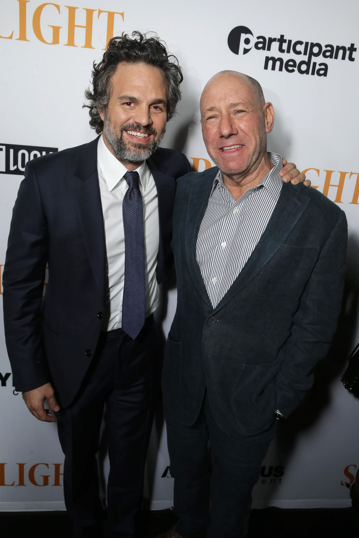 Steve Golin and Mark Ruffalo at event of Spotlight (2015)