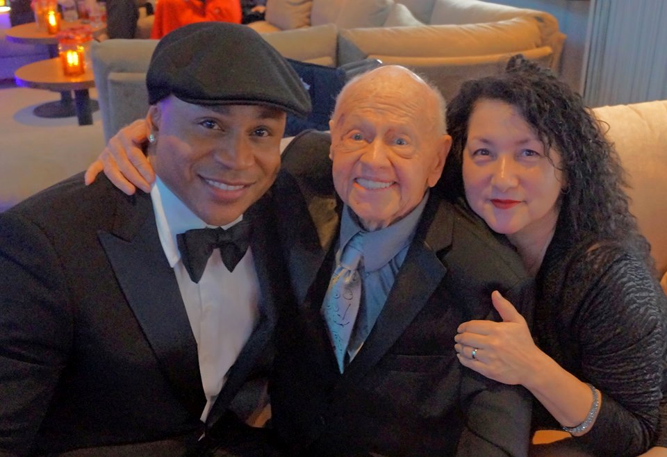 LL Cool J, Mickey Rooney and daughter-in-law Charlene Rooney 2014
